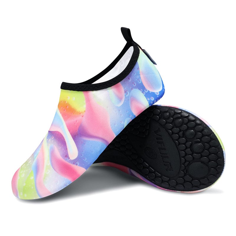 VIFUUR Water Sports Unisex Shoes Colorful Ripple - 7.5-8.5 W US / 6-7 M US (38-39) - Image 4